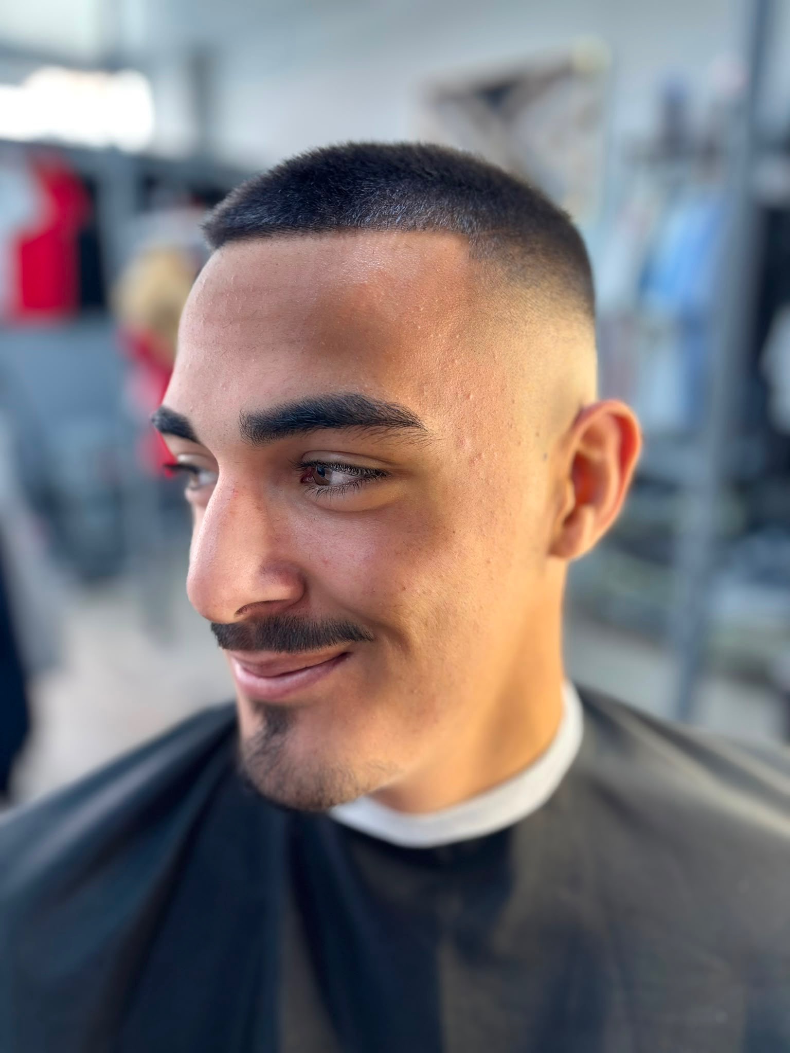 Skin fade haircut